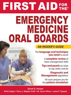 cover image of First Aid for the Emergency Medicine Oral Boards